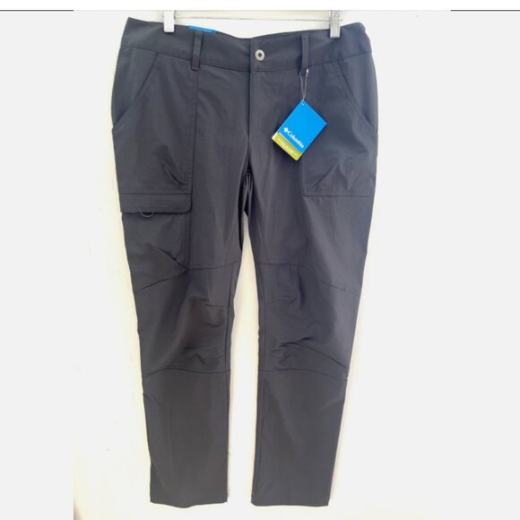 COLUMBIA Gray Silver Ridge Stretch Pants Omni-Shield/Shade Size 12 NWT $60 - Picture 1 of 1